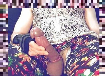 Playing With My Cock Until I CUM EVERYWHERE!!  Sissy Cumshot!