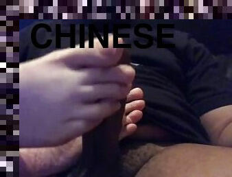 Free Use Chinese Friend Footjob (Natural Toes, After Foot Spa) *NO SOUND*