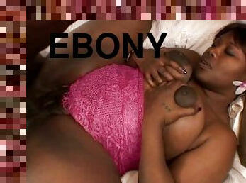 Fat Ebony Slut Gets Fucked By Massive Black Cock