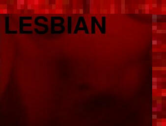 Hardcore lesbian sex in red light