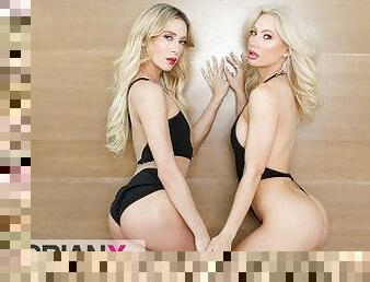 Stunning Blonde BeautieS Devour Each Other - Aiden Ashley, Ivy Wolfe - LesbianX