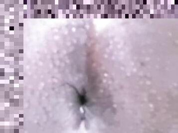 Tiny dick sissy show his tight ass hole