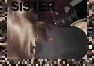Fucked my stepsister in the car near the house