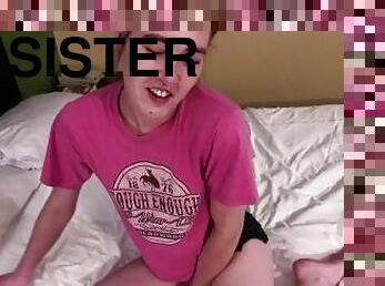 Step Sister Wants Step Brother To Jerk Off In Front Of Her - Larson Layne