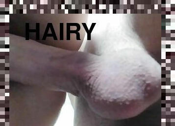 Fuck hairy pussy fast and hard close up