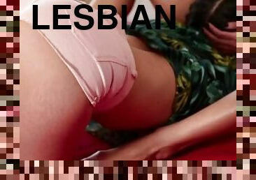 brunette lesbian models pussy rubbing orgasm