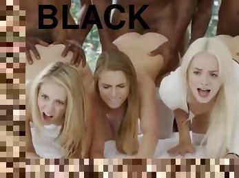 Black Guys Are Fucking Slutty, White Babes And Making Them