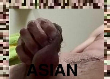 aasialainen, kylpy, pissaaminen, amatööri, valtava-mulkku, käsihomma, pov, fetissi, suihku, soolo