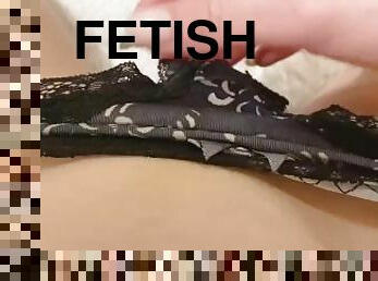 You will definitely want to sniff these panties! Dirty creamy worn panties and horny pussy POV
