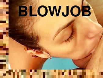 Julia V Earth takes dick deep in her throat - intense and wet. Royal Blowjob: Usage. Episode 018.