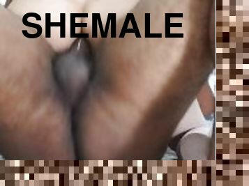 Shemale eats her best friend's boyfriend's cock