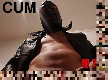 Masked Dom with sexy deep voice will make you jerk off and clean all your cum w the tongue JOI - CEI