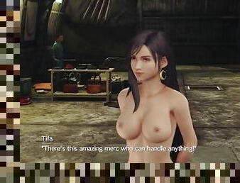 Tifa, Fully Naked, Walking Around - Nude Walkthrough FF7 RMK Part 4