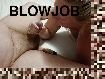 Ball sucking, balls in mouth blowjob