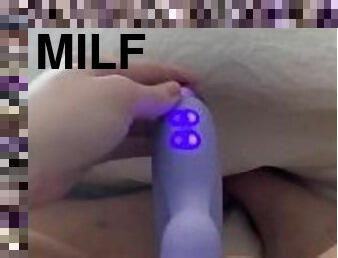 New Toy -  Playing With My New Wand Vibrator Toy - A teaser of all the Wet Pussy and Cum antics comi