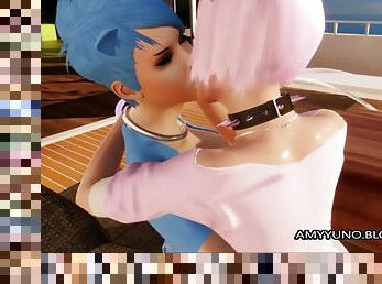 Steaming hot 3d lesbian babes in 3d adult multiplayer game!