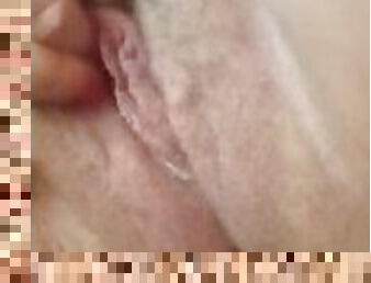 Bbw pussy fingering, close up, hand masturbation ????
