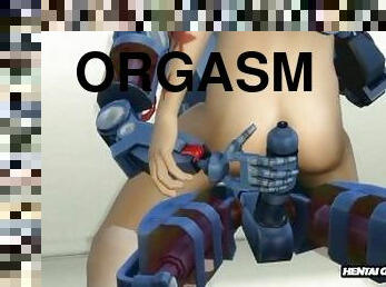 Baise Par Un Robot Sexuel Jusqu'à Atteindre L'orgasme Anal  Yaoi Hentai Animé HD