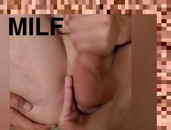 Milf plays with Dick