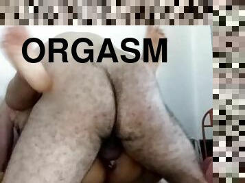 his dick only stopped because of the balls because he destroyed my pussy making me cum????????????????