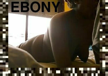 Big ass ebony teen slut (+18) craves white cock