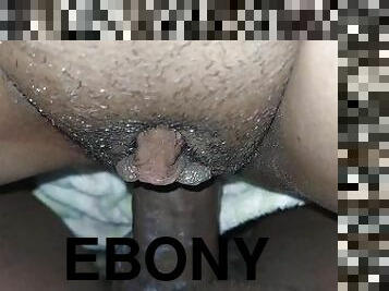 Ebony creampie