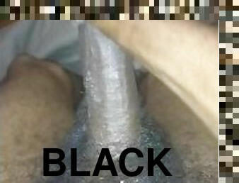 masturbare-masturbation, amatori, negresa, pula-imensa, negru, solo, pula
