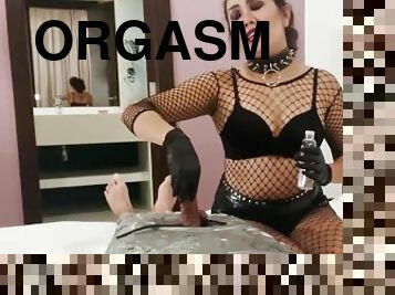 orgasm, avrunkning, bdsm, sprut, bondage, älskarinna, dominans, femdom