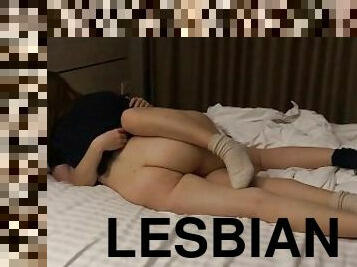 Real homemade gentle lesbian kisses (2GIRLSHOME)