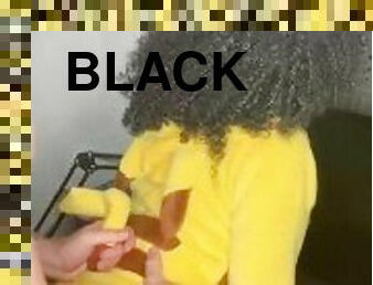 Black Girl get fucked in here pikachu outfit