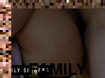 Family Sinners - Step Cousins Abbie Maley & Pierce Flirt Each Other & It Turns Into Wild Sex