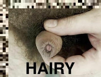 A lot of smegma - Unwashed hairy dick