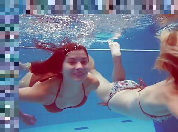 Czech And Balkan Babe Marusia And Melisa Darkova Underwater