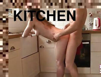 Patrizia Berger And Max Deeds In Gets Banged In Kitchen
