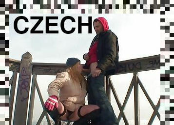 Real Czech Teen Street Whore No Condom Outdoor Sex For
