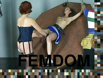 Nasty sluts enjoying femdom BDSM