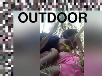 Exclusive- Desi Village Lover Boob Sucking And Outdoor Sex