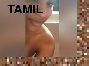 Today Exclusive- Desi Tamil Girl Showing Her Boobs And Pussy On Video Call Part 2