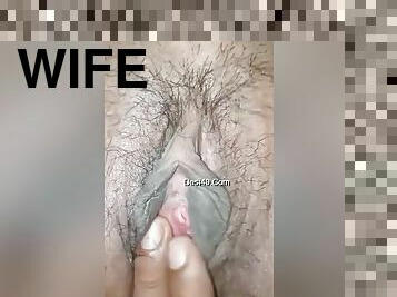 Today Exclusive-punjabi Wife Pussy Record By Hubby