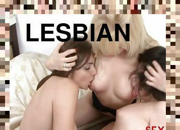 Seleste Simeone, Sonya Baby And Maia Pochetino In Lesbian Threesome