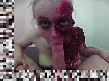 Horny Zombie Gets Her Fill Of Cock And Jizz With And Phil Colons