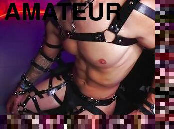 HARD AND SEXY MASTER With its leather harnesses