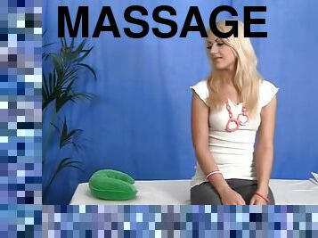 Breast massage for blonde bimbo
