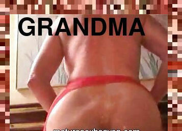 Wild sex with grandma