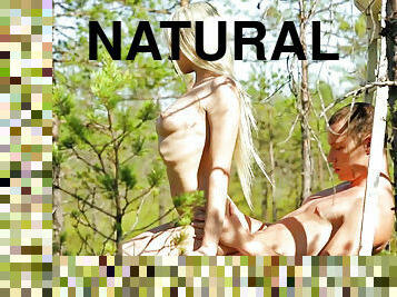 Luscious blonde Olivia Devine fucked in the nature