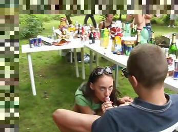 Wonderful Czech girls love sex orgies with free booze