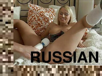 Russian Teen Gets Roughly Fucked In All Holes