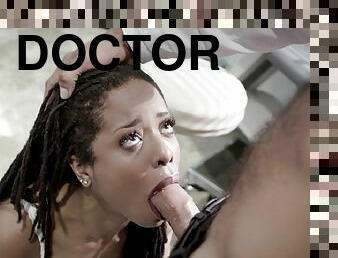 Kira had her check up with very hot doctor