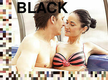 OLD4K. Old lover nicely penetrates black-haired chick..