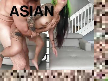 Petite Asian Paige Gets Fucked Like A Rag Doll By